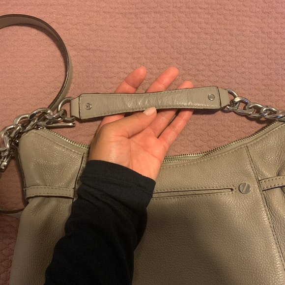 Michael Kors Grey Leather Bag - Picture 7 of 7
